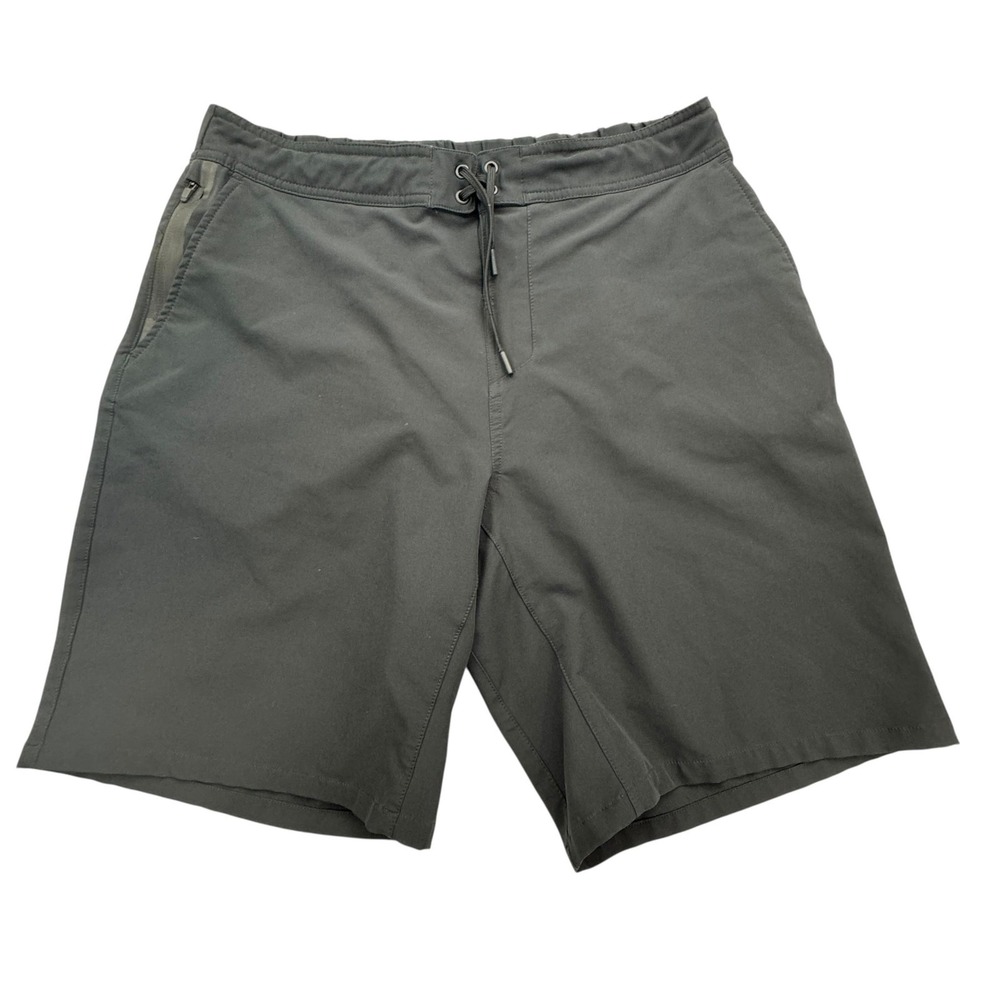 Ten Thousand Foundation Shorts Mens XL Black 9" Training Athletic Zip Pocket